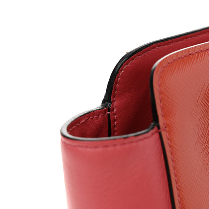 Prada Saffiano Soft Calfskin Double Handle Satchel Bruyere 11 of 13