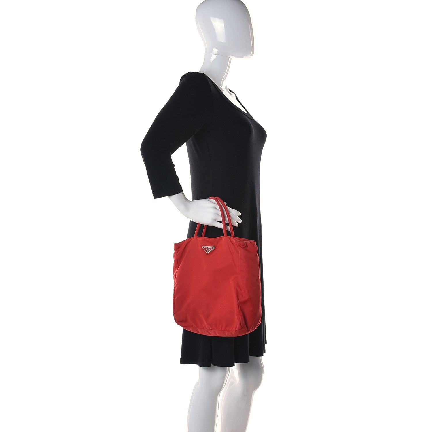Prada Tessuto Nylon City Tote Porpora 3 of 11