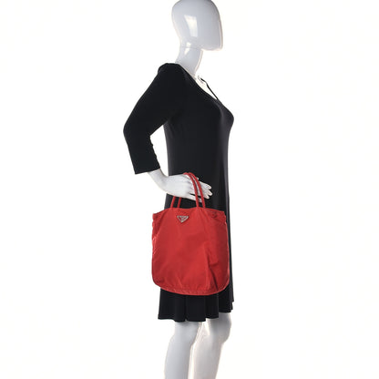 Prada Tessuto Nylon City Tote Porpora 3 of 11