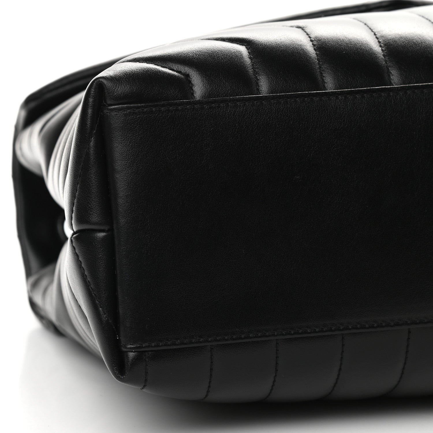 Saint Laurent Calfskin Y Quilted Monogram Medium Loulou Chain Satchel Black 8 of 9