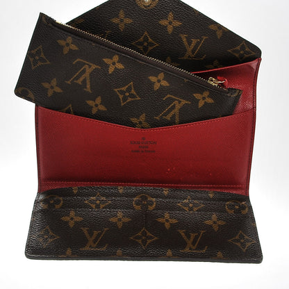 Louis Vuitton Monogram Josephine Wallet Red 6 of 7
