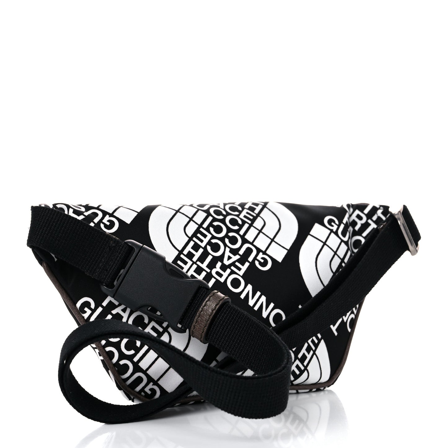 X THE NORTH FACE Econyl Nylon Belt Bag Black Ivory Crop