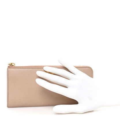 Prada Saffiano Half Zip Wallet Wallet Cammeo 2 of 8