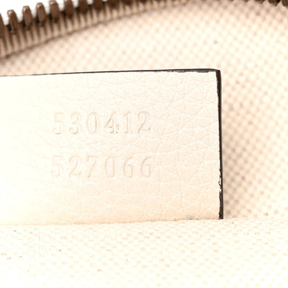 Gucci Grained Calfskin Logo Belt Bag White 7 of 10