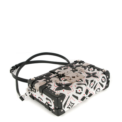 Louis Vuitton Calfskin Graphic Print Petite Malle 4 of 7