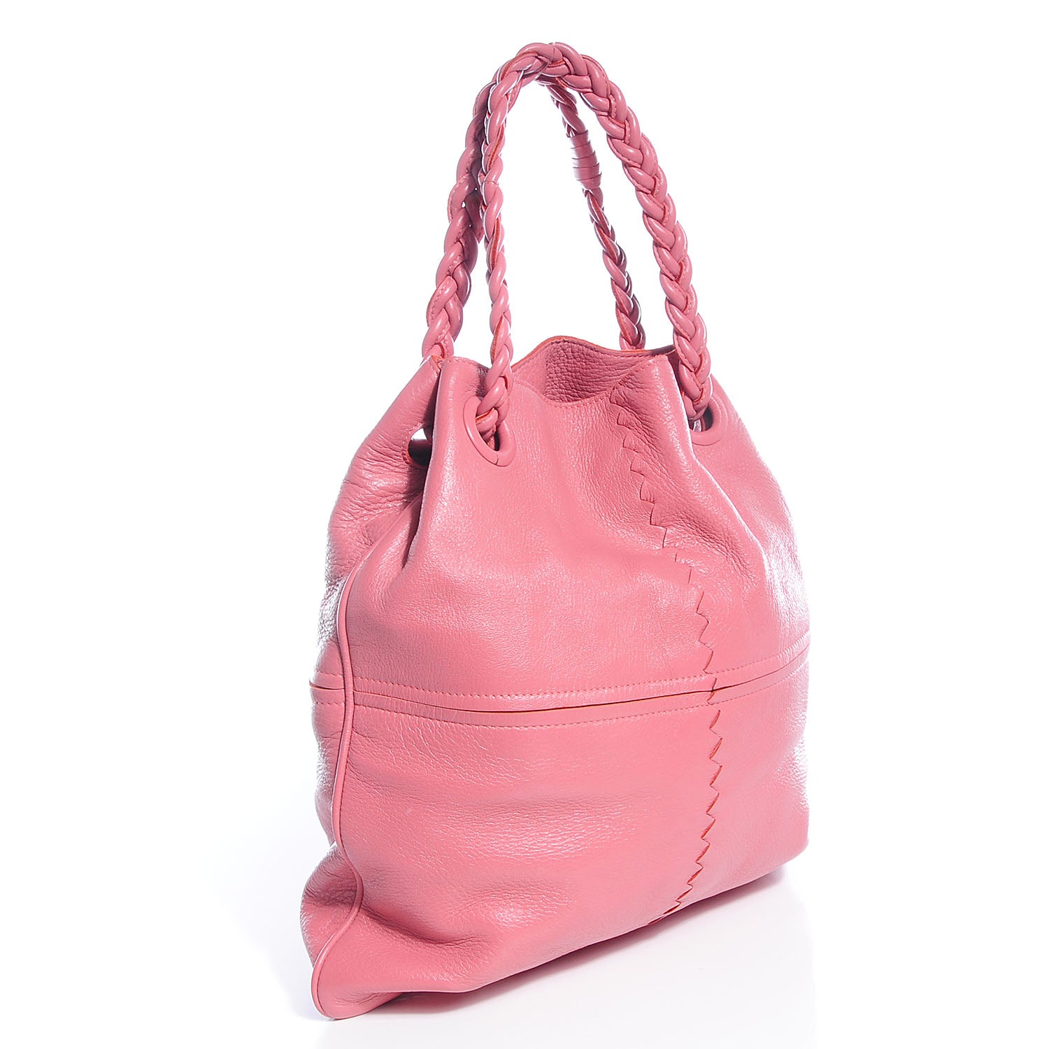 Bottega Veneta Nappa Intrecciato Leather Julie Rose Pink 3 of 8