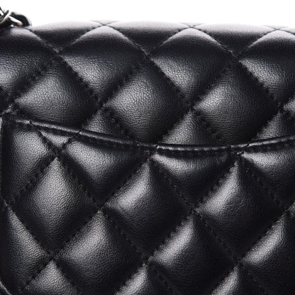 Chanel Lambskin Quilted Mini Square Flap Black 11 of 13