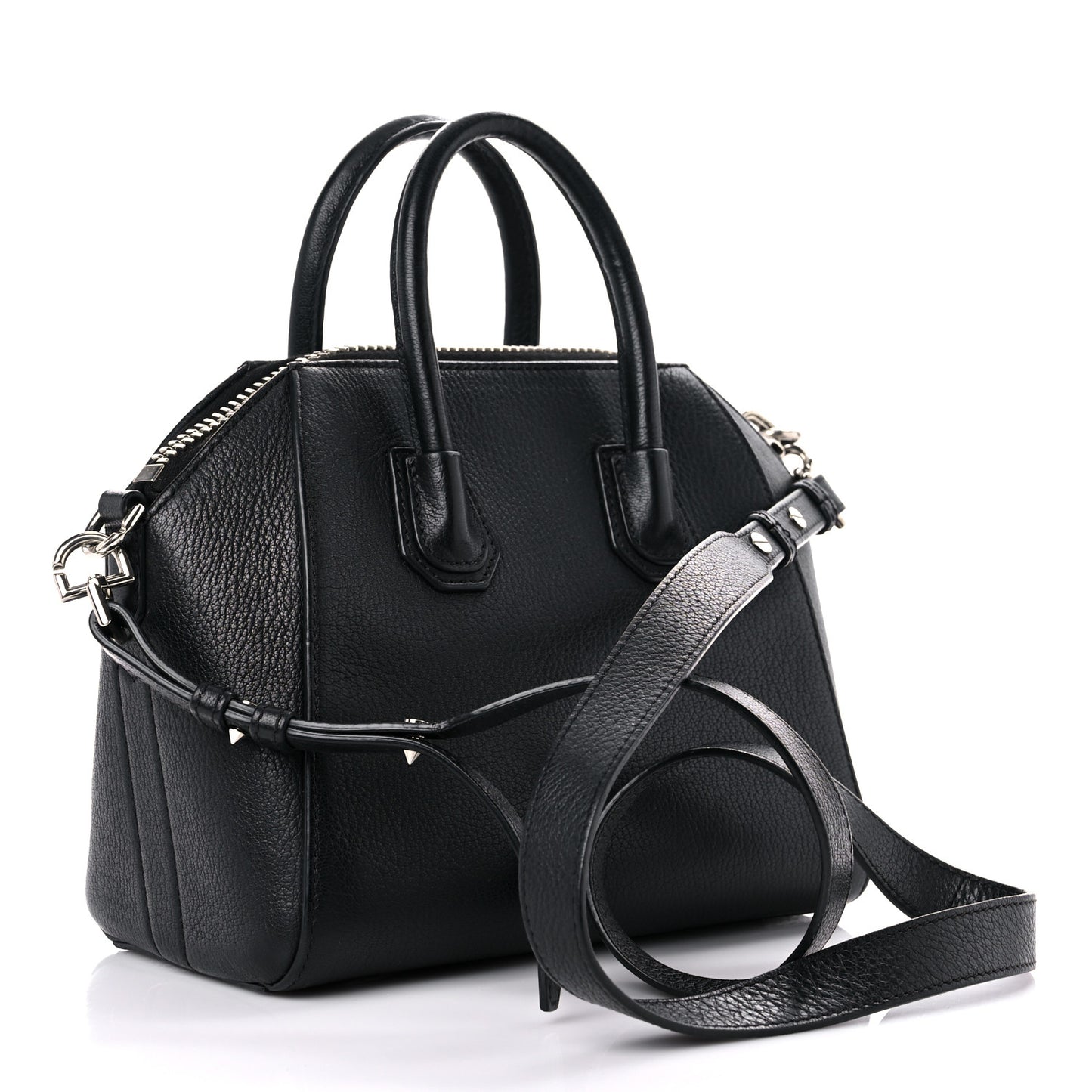 Sugar Goatskin Mini Antigona Black