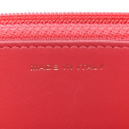 Chanel Caviar Timeless CC Wallet On Chain WOC Coral 7 of 11