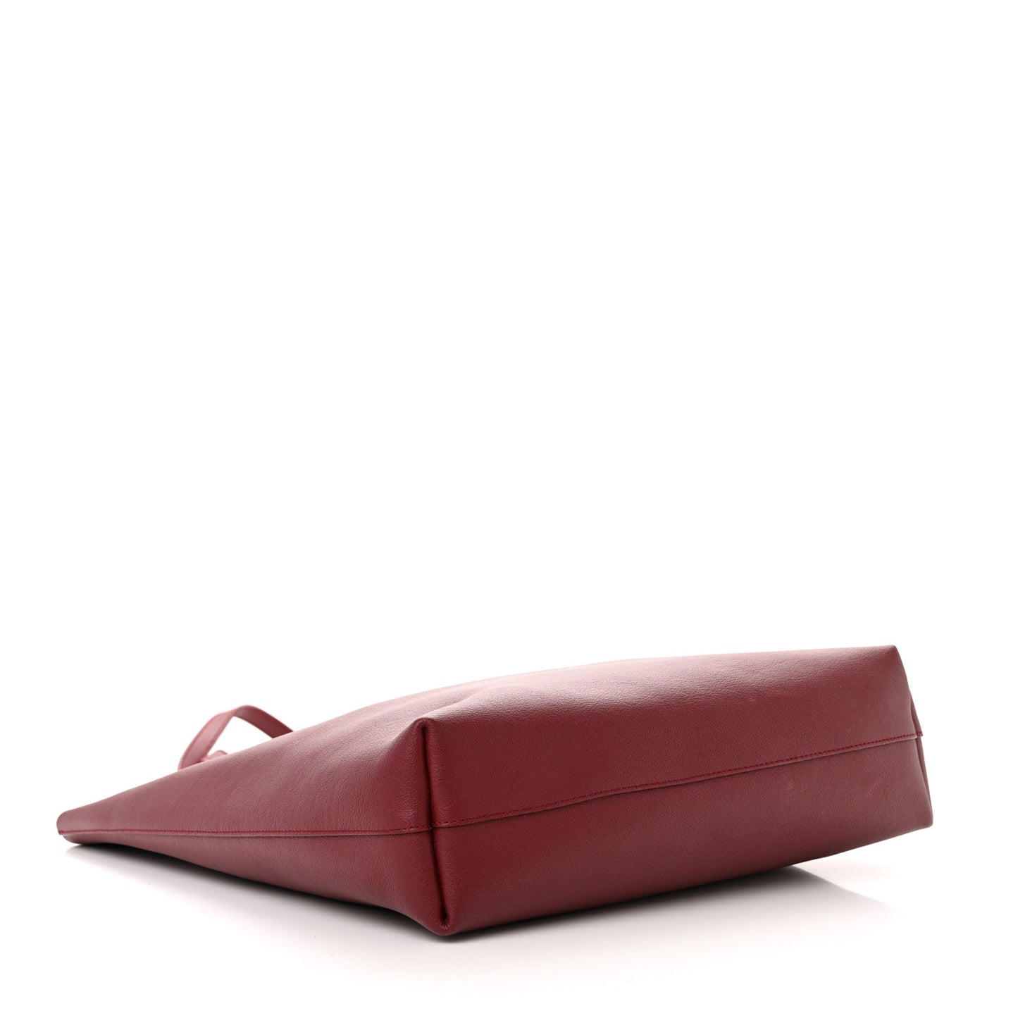 Calfskin Large Shopping Tote Bordeaux
