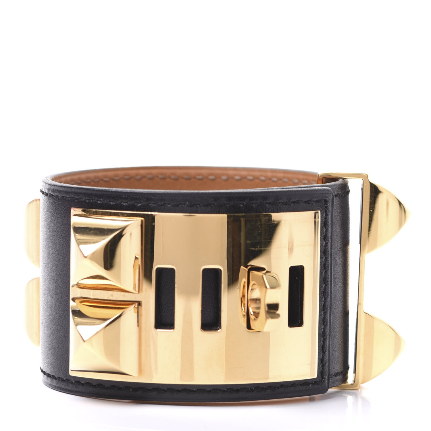 Hermes Box Collier de Chien CDC Bracelet S Black 2 of 5