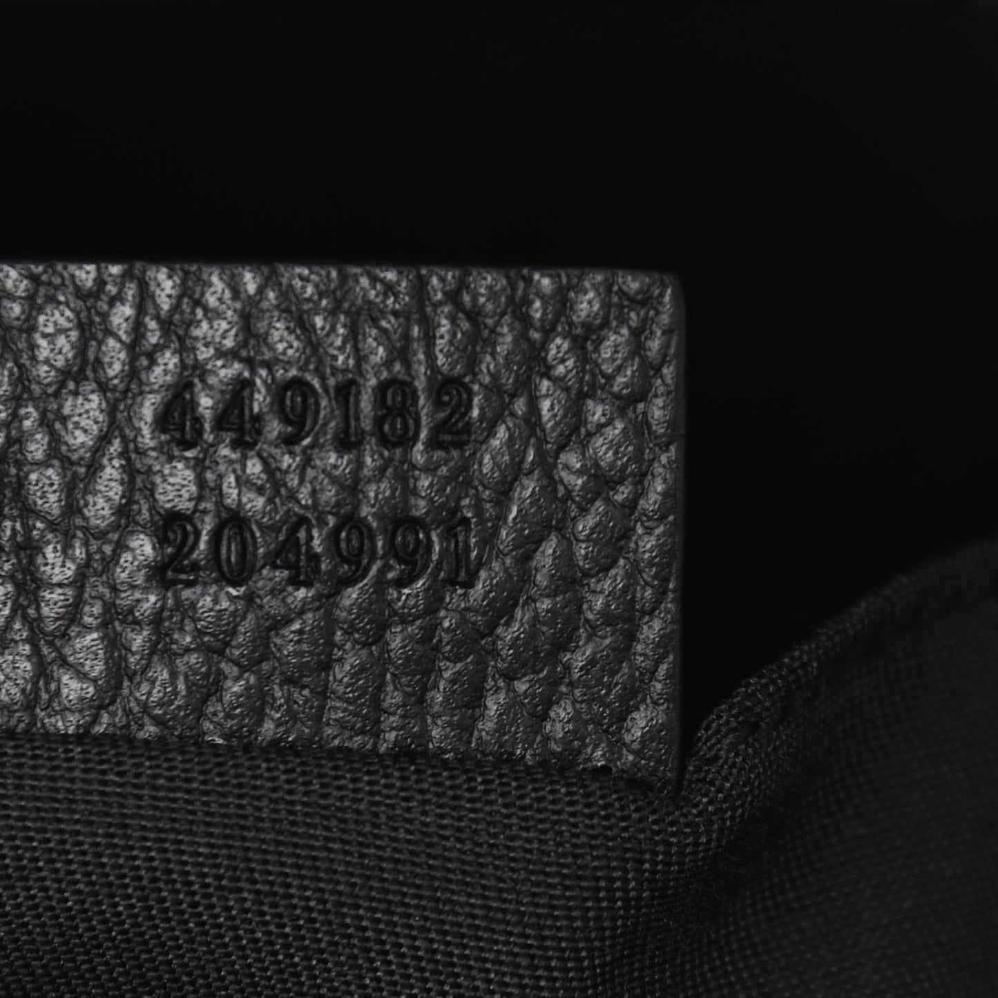 Nylon Monogram Fanny Pack Belt Bag Black