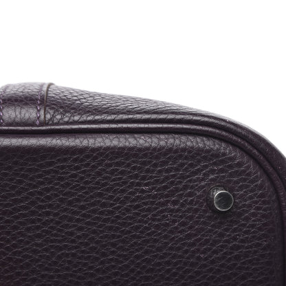 Hermes Taurillon Clemence Picotin Lock 26 GM Raisin 10 of 11