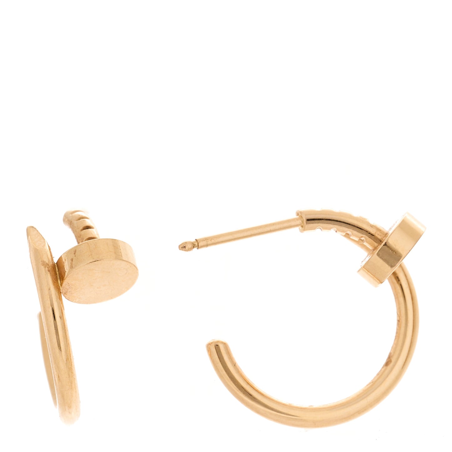18K Pink Gold Juste Un Clou Hoop Earrings