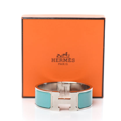 Hermes Enamel Wide Clic Clac H Bracelet PM Emerald 5 of 5