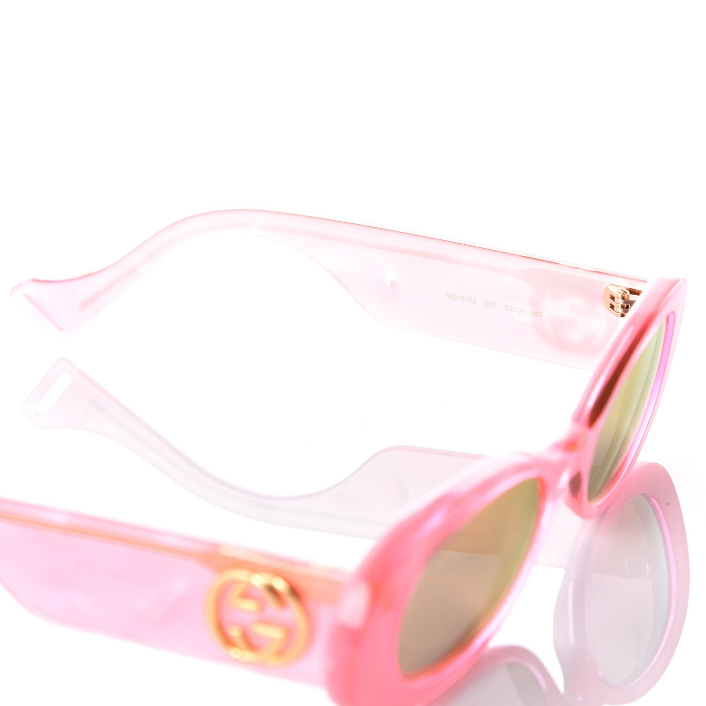 Acetate Oval Sunglasses GG0517S Pink