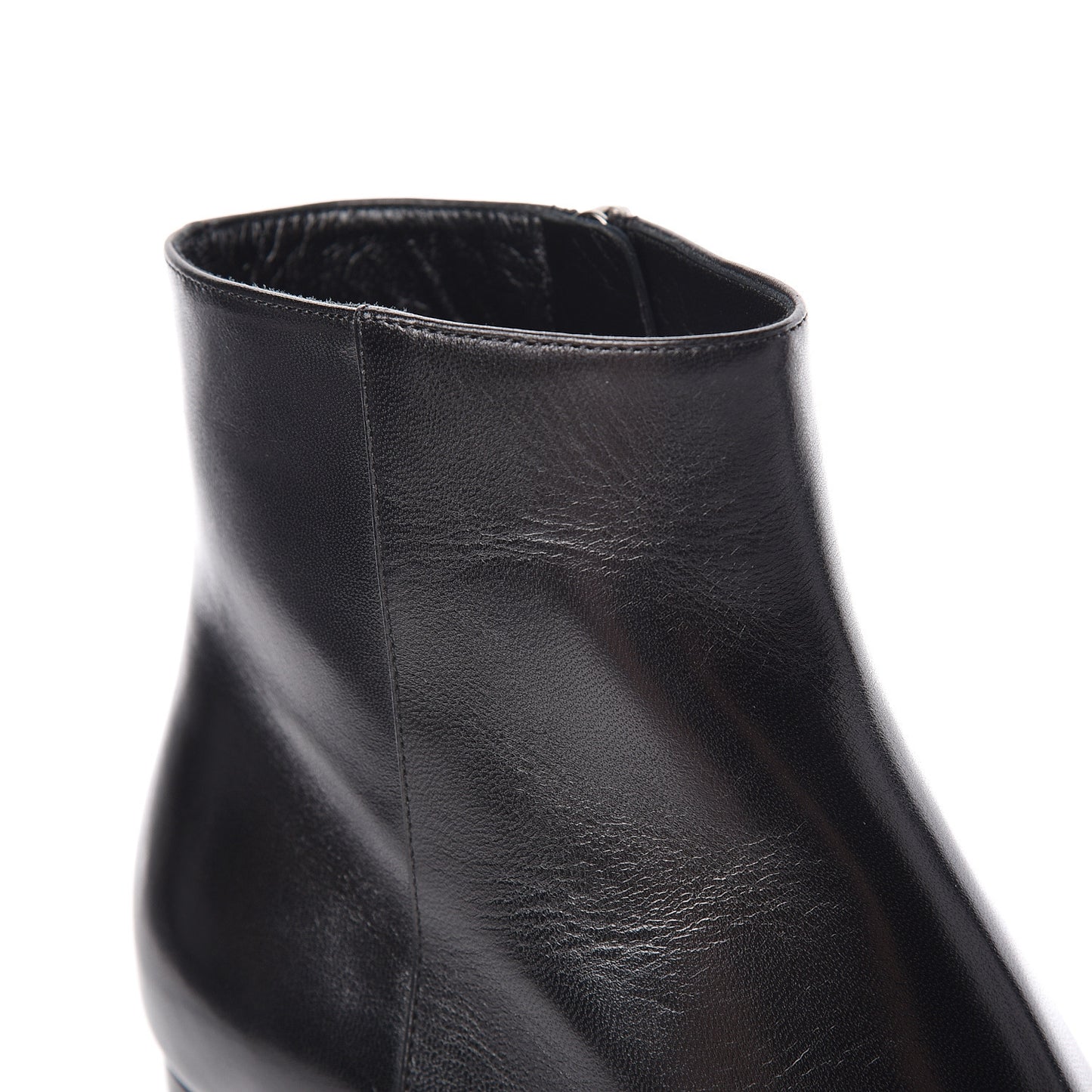 Nappa Loulou Ankle Zip Boot 39.5 Black
