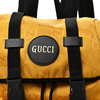 Gucci Econyl Nylon Monogram Off The Grid Utility Pocket Backpack Crop Black 8 of 21