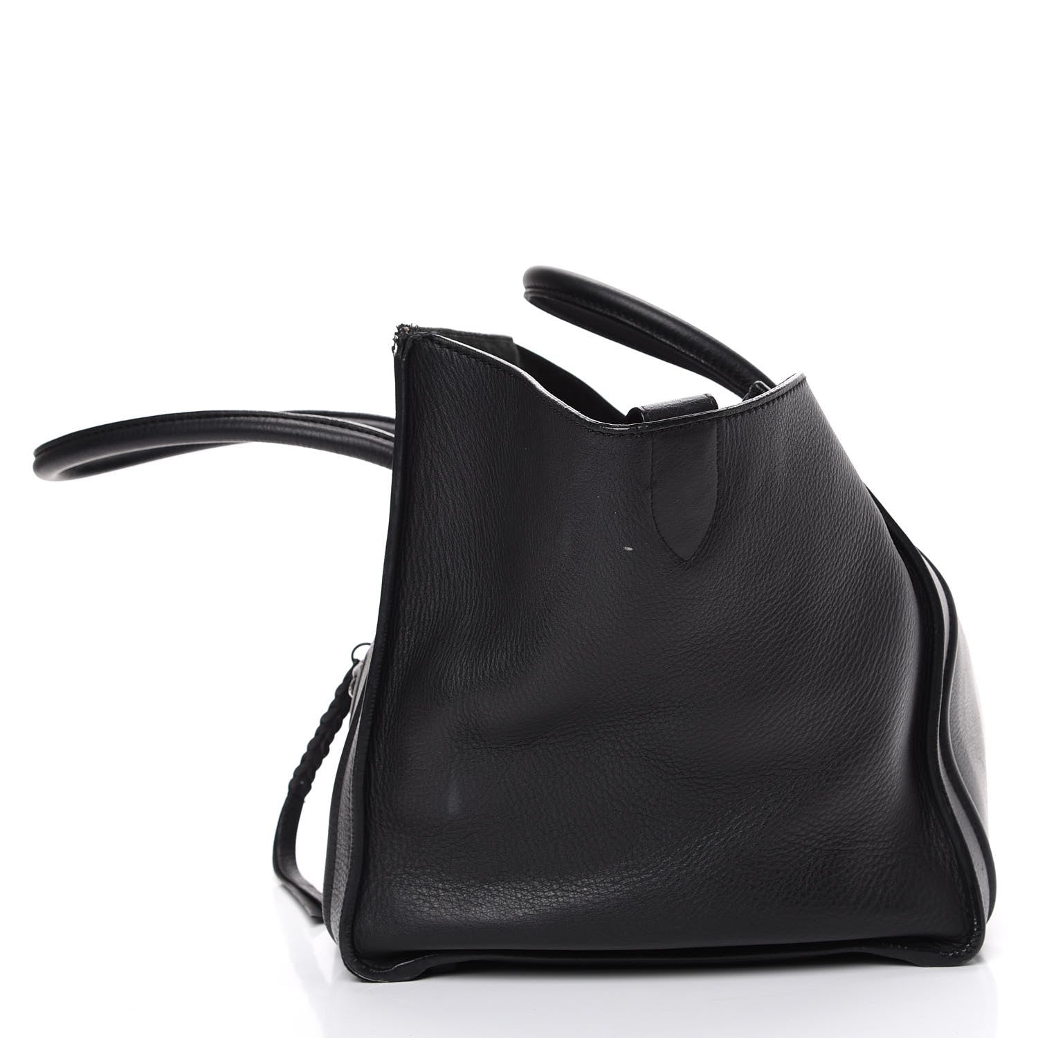 Celine Supple Calfskin Medium Phantom Luggage Black 23 of 25