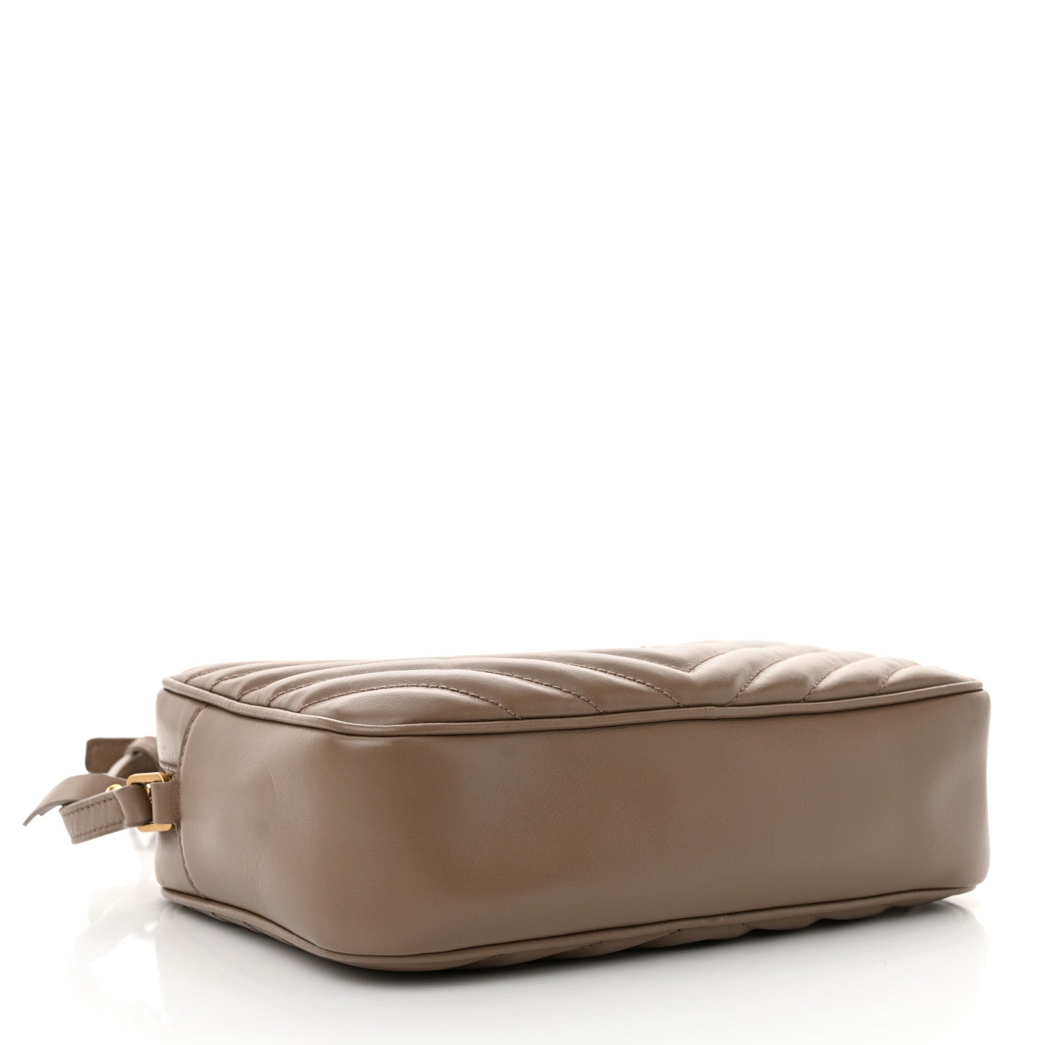 Saint Laurent Calfskin Matelasse Monogram Lou Camera Bag Taupe 4 of 10