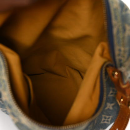 Louis Vuitton Denim Monogram Baggy GM Blue 5 of 13