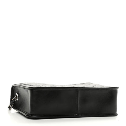 Chanel Aged Calfskin Quilted Large Working Vibe Camera Case Black 3 of 10