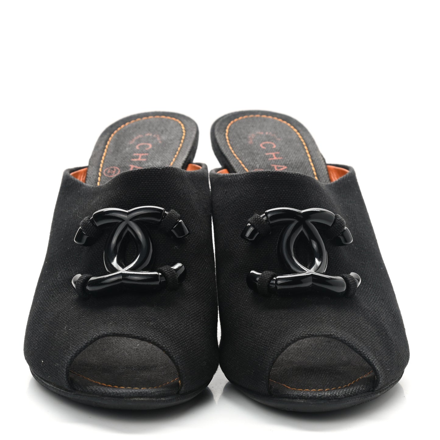 Denim CC Mules 39.5 Black
