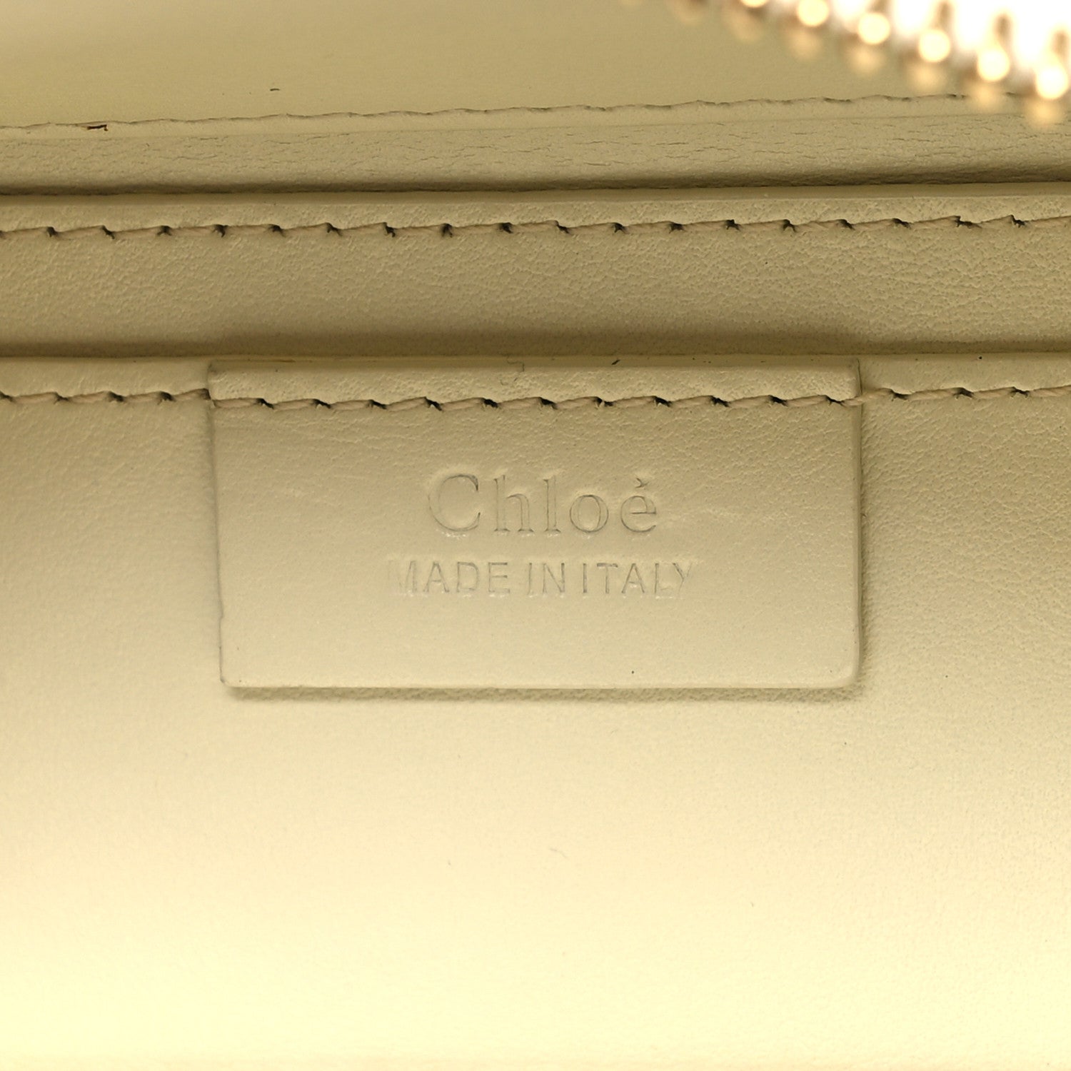 Chloe Calfskin Medium Roy Bag Natural White 6 of 12