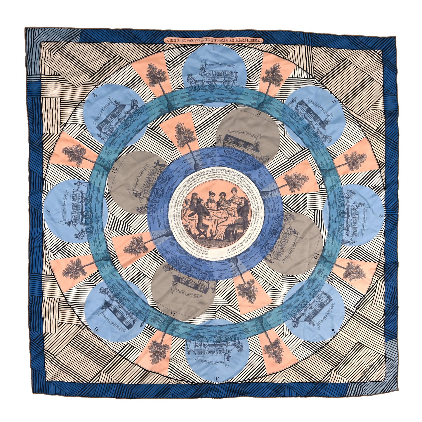 Silk Jeu Des Omnibus Remix Scarf 90