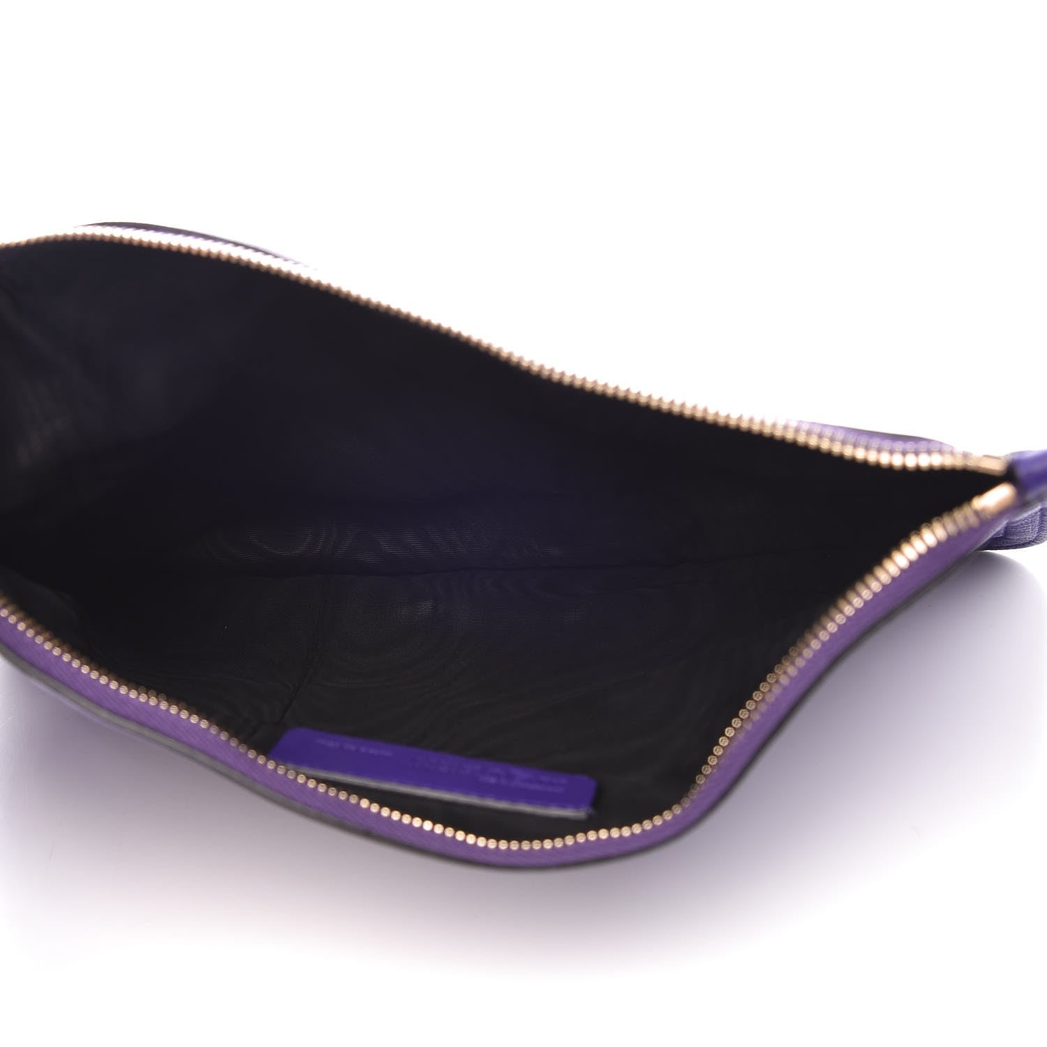 Alexander McQueen Nappa Skull Zipped Pouch Purple 5 of 8