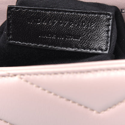 Saint Laurent Calfskin Y Quilted Monogram Toy Loulou Crossbody Bag Light Natural 8 of 14
