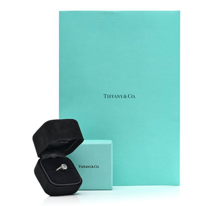 Tiffany Platinum Diamond .78ct Soleste Round Brilliant Engagement Ring 52 6 7 of 7