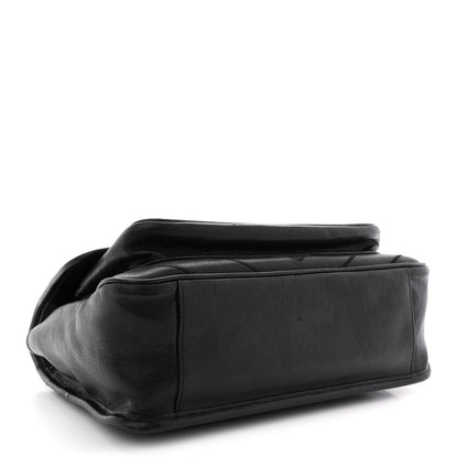 Saint Laurent Calfskin Matelasse Monogram Microstud Medium Niki Chain Satchel Black 4 of 13