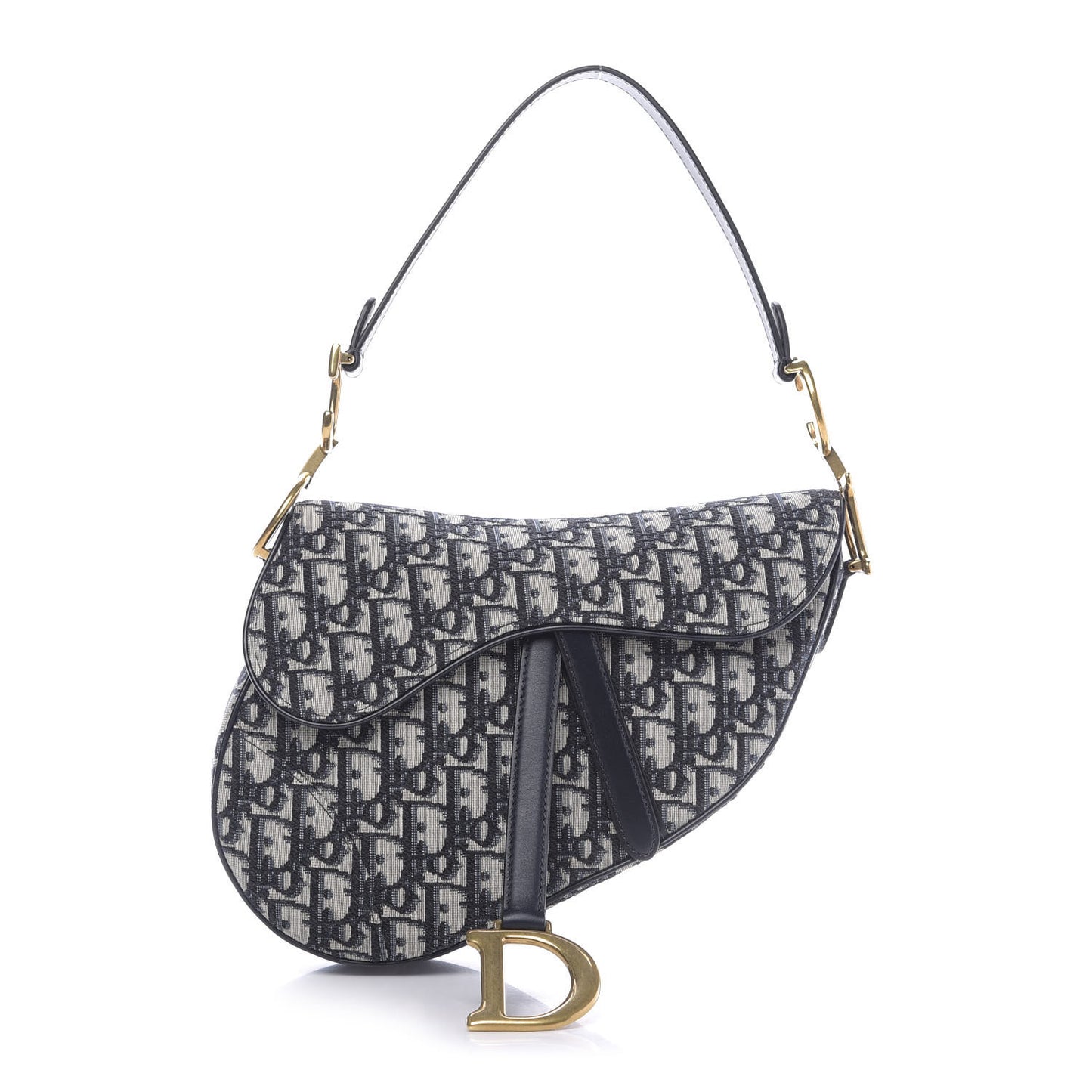Oblique Saddle Bag Blue