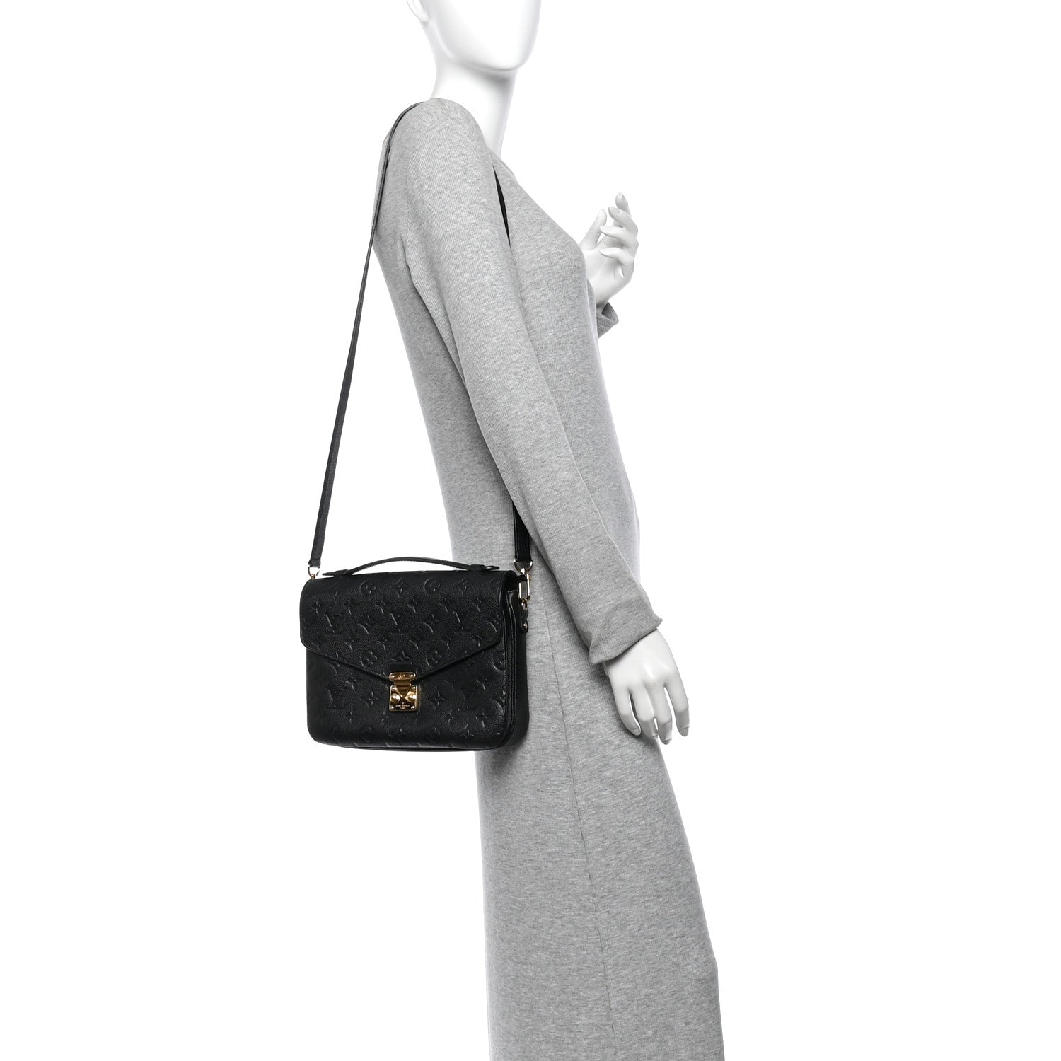 Louis Vuitton Empreinte Pochette Metis Black 2 of 12
