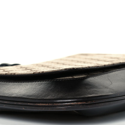 Gucci Monogram Wooden Chain Flap Brown 10 of 12