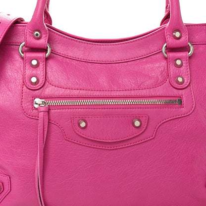 Balenciaga Agneau Classic Hardware Medium Le City Rose Magenta 8 of 10