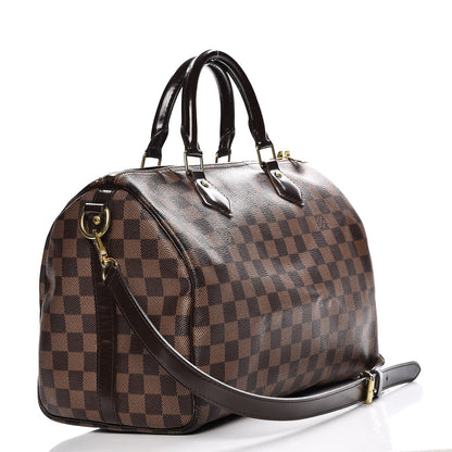 Louis Vuitton Damier Ebene Speedy Bandouliere 30 4 of 16