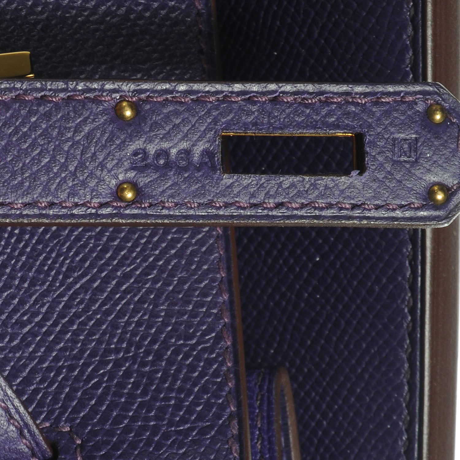 Hermes Epsom Birkin 40 Iris 7 of 10