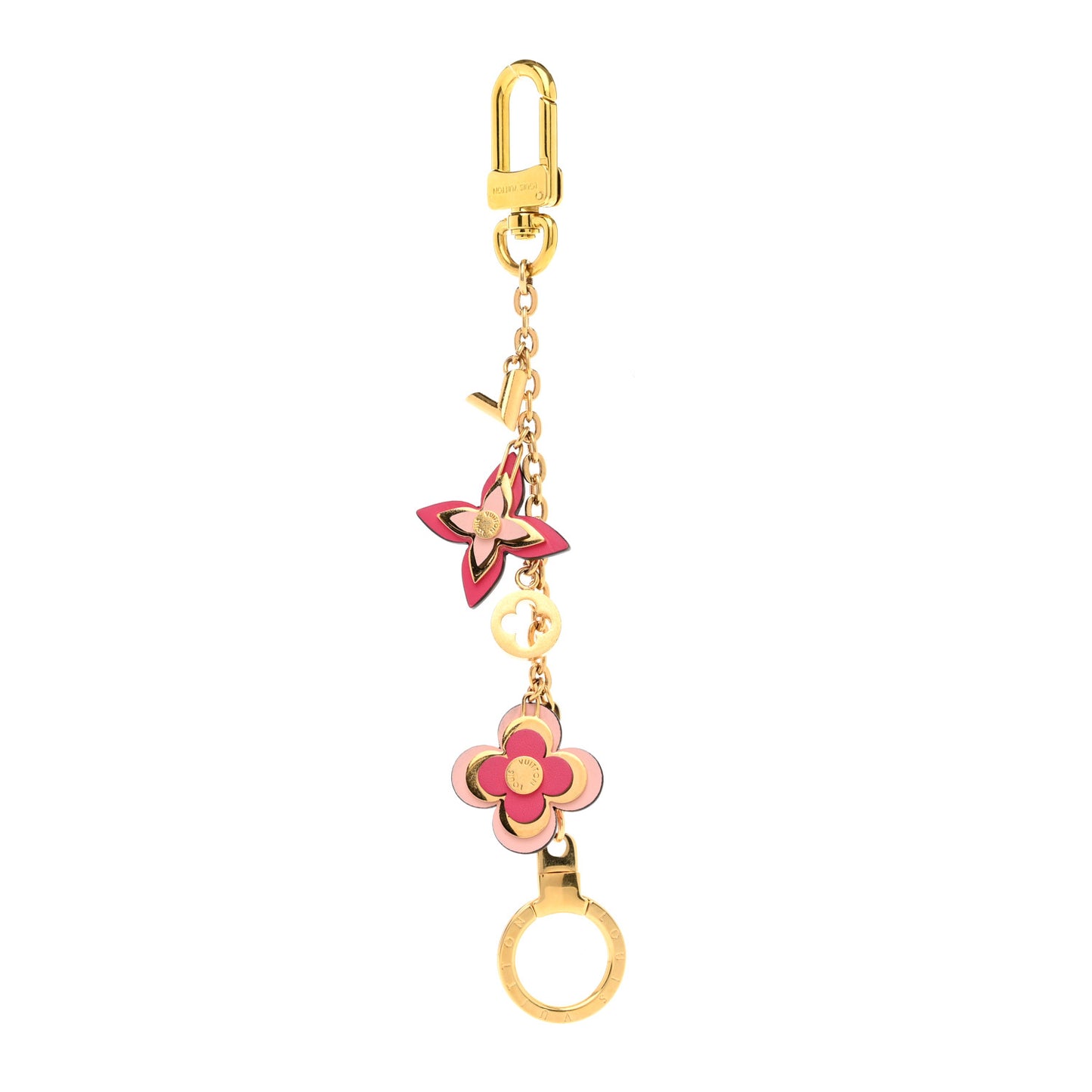 Blooming Flowers Bag Charm Key Holder Rose Ballerine