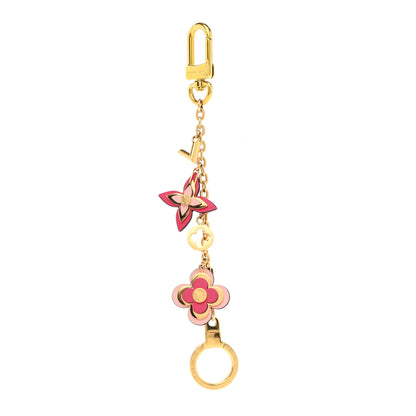 Louis Vuitton Blooming Flowers Bag Charm Key Holder Rose Ballerine 1 of 6