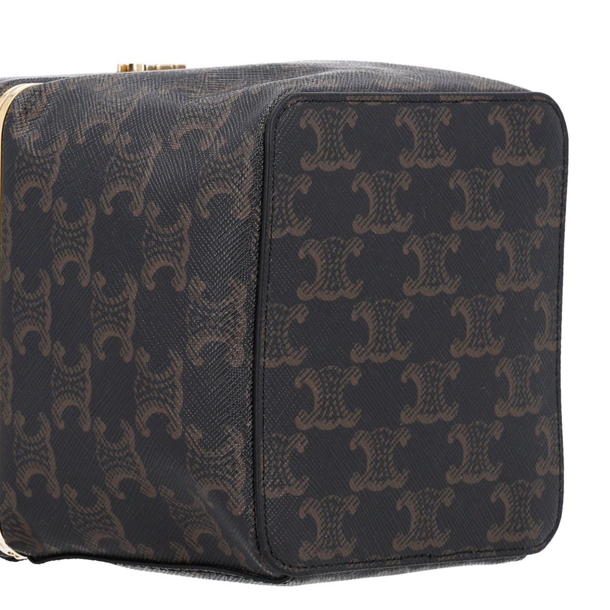 Celine Calfskin Triomphe Cube Frame Bag 8 of 9