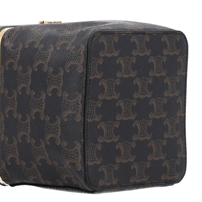 Celine Calfskin Triomphe Cube Frame Bag 8 of 9