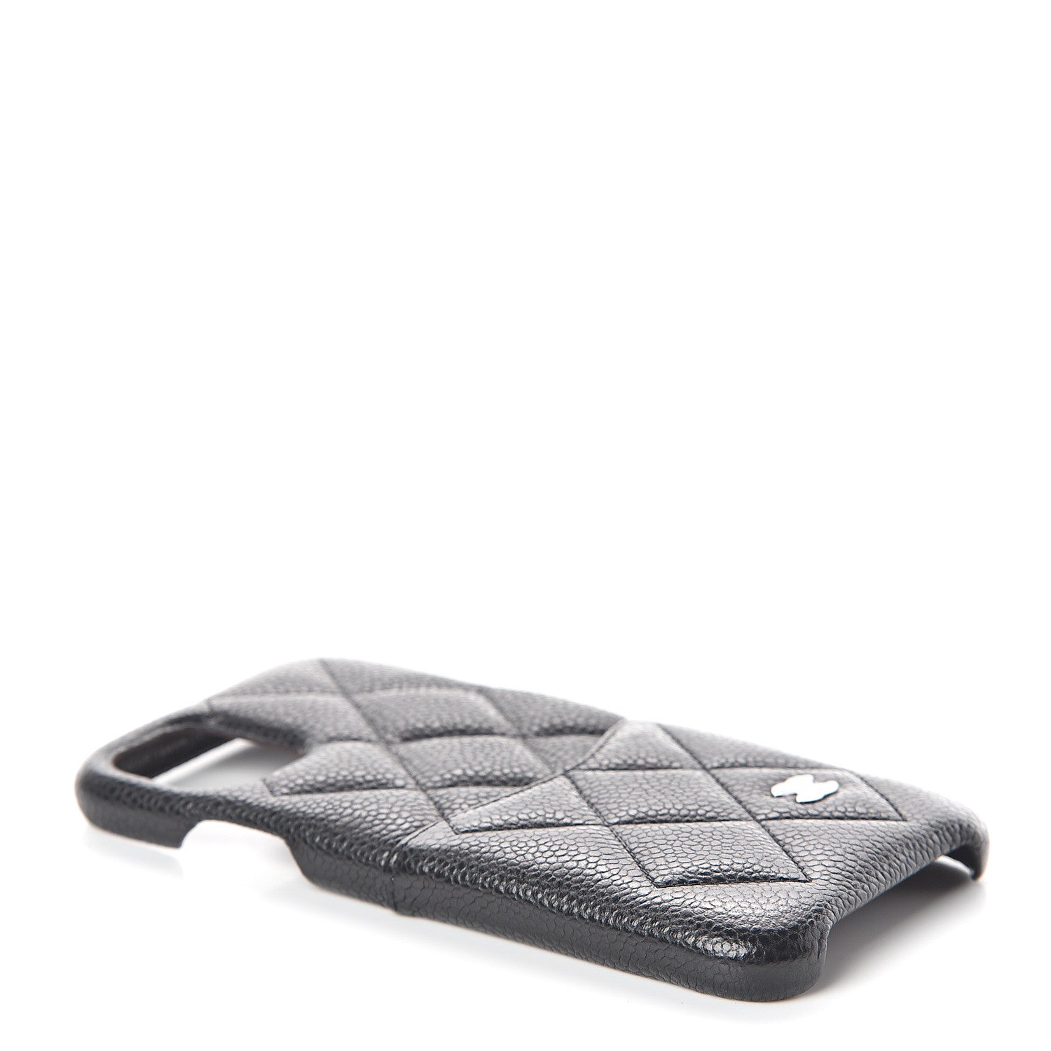 Chanel Caviar Quilted iPhone 11 Tech Case Black Burgundy 3 of 5