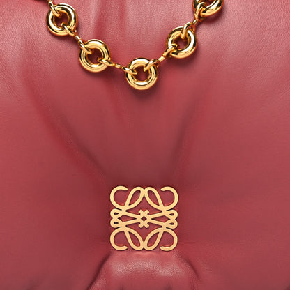 Loewe Lambskin Goya Puffer Bag Plumrose 9 of 11