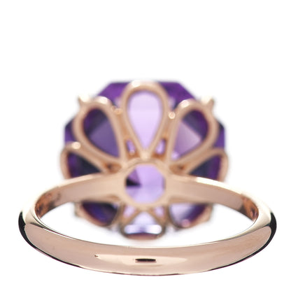 Tiffany 18K Rose Gold Amethyst Octagonal Sparklers Ring 52 6 4 of 6