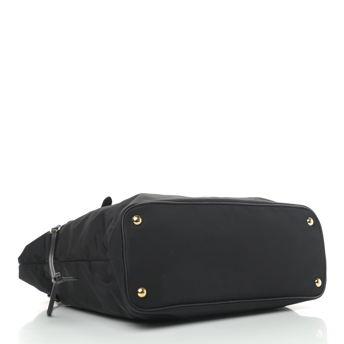 Tessuto Nylon Saffiano Tote Black