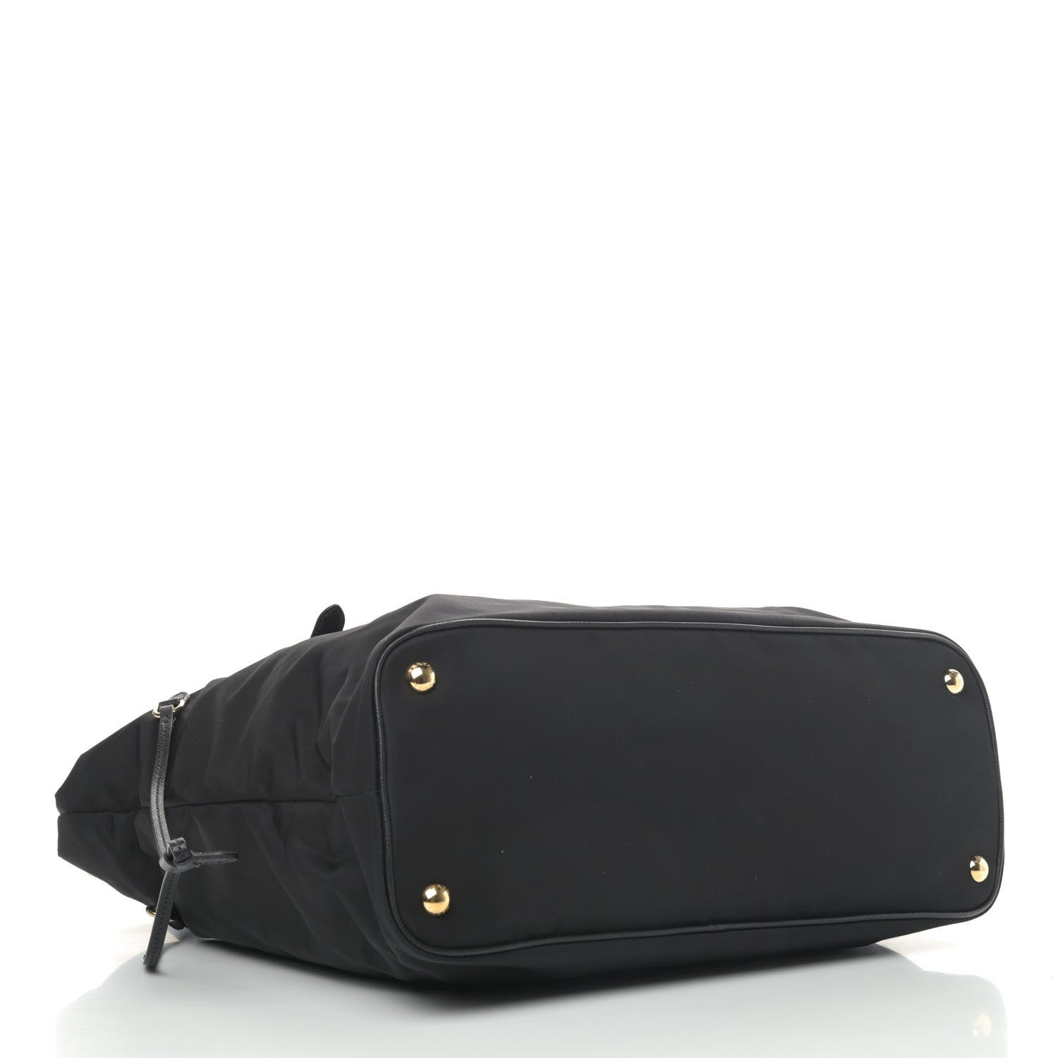 Prada Tessuto Nylon Saffiano Tote Black 3 of 4