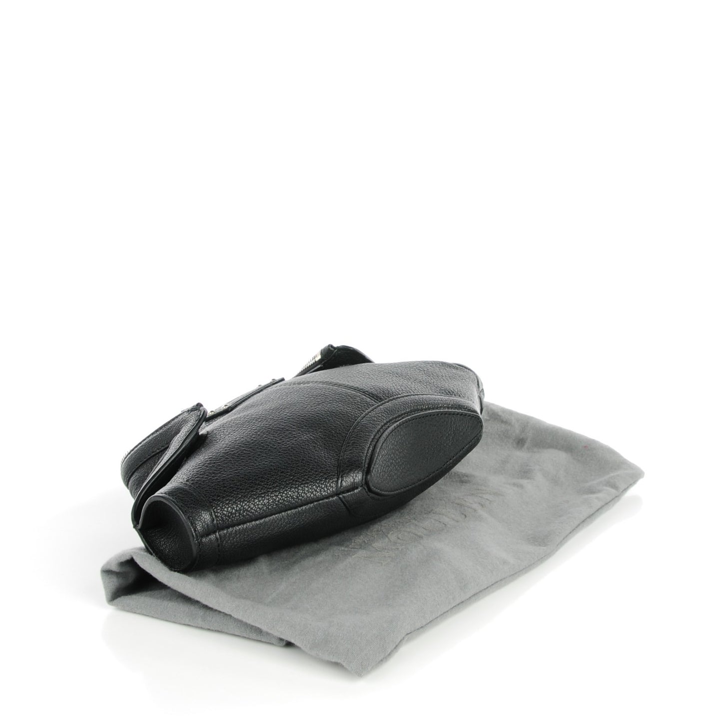 Calfskin De Manta Clutch Black