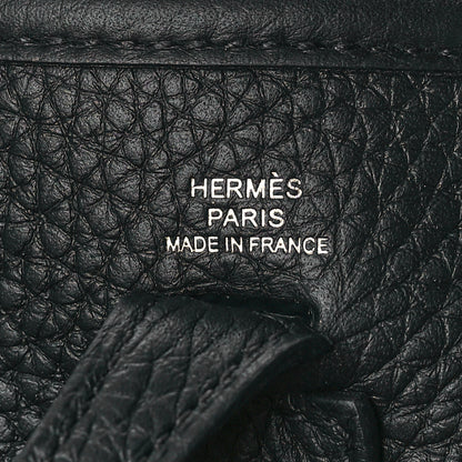 Hermes Taurillon Clemence Evelyne TPM Black 6 of 9